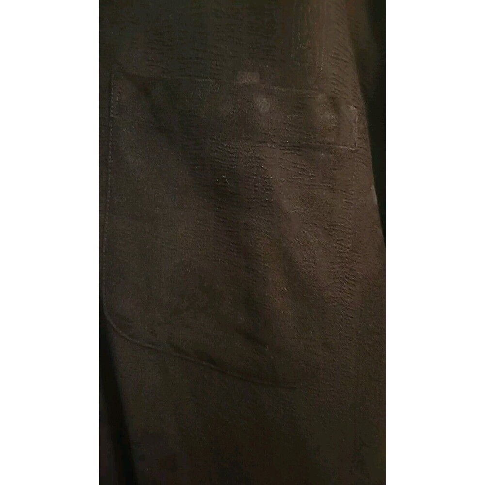 Batik Bay Mens Shirt Black Xl Button Up 100% Silk Short Sleeve - Picture 10 of 12